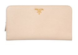 Prada Bifold Purse, Saffiano Leather, Pink, MII, 2*